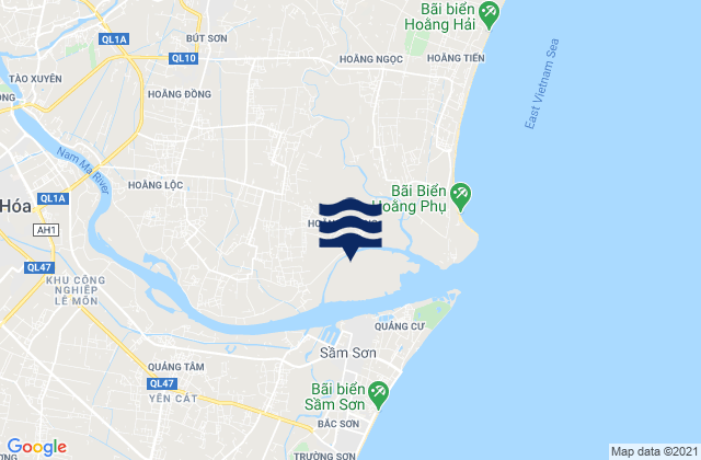Mapa de mareas Huyện Hoằng Hóa, Vietnam