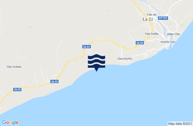 Mapa de mareas Huyện Hàm Tân, Vietnam