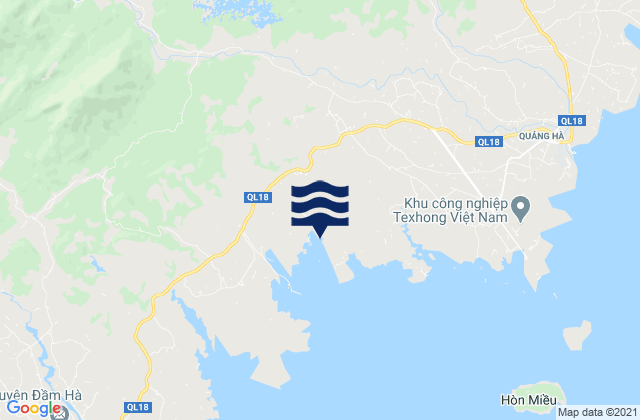 Mapa de mareas Huyện Hải Hà, Vietnam