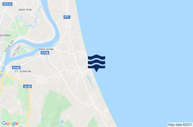 Mapa de mareas Huyện Nghi Xuân, Vietnam