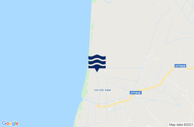 Mapa de mareas Huyện Phú Tân, Vietnam