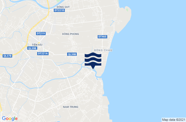 Mapa de mareas Huyện Tiền Hải, Vietnam
