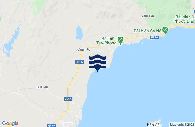 Mapa de mareas Huyện Tuy Phong, Vietnam