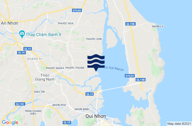 Mapa de mareas Huyện Tuy Phước, Vietnam