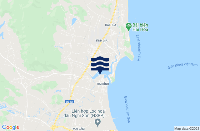 Mapa de mareas Huyện Tĩnh Gia, Vietnam