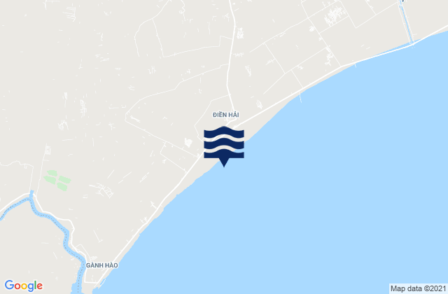 Mapa de mareas Huyện Đông Hải, Vietnam
