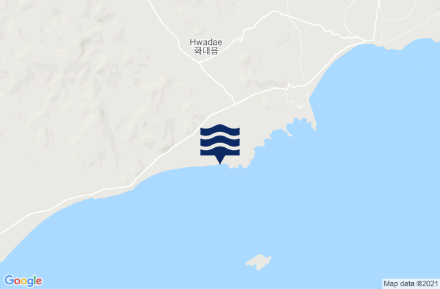 Mapa de mareas Hwadae-gun, North Korea