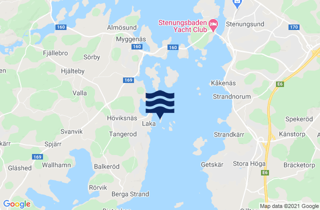 Mapa de mareas Höviksnäs, Sweden