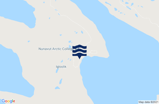 Mapa de mareas Igloolik, Canada