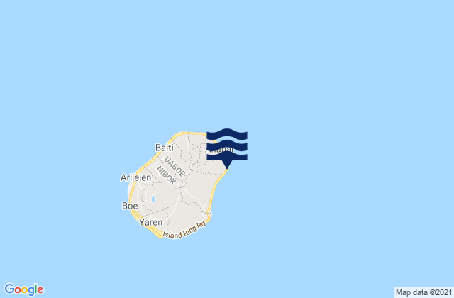 Mapa de mareas Ijuw District, Nauru