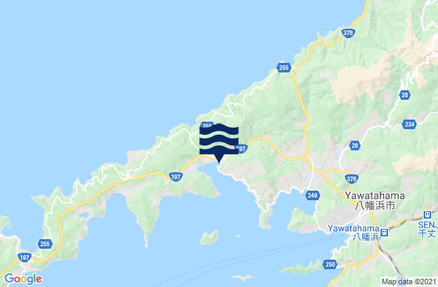 Mapa de mareas Ikata-chō, Japan