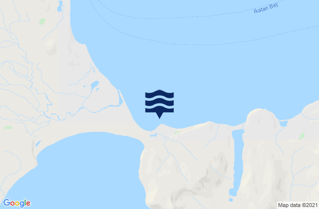 Mapa de mareas Ikatan Bay, United States