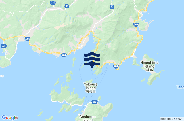 Mapa de mareas Ike-No-Ura, Japan