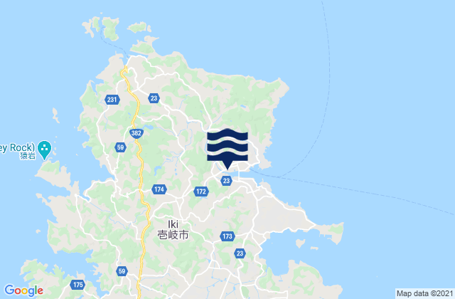 Mapa de mareas Iki Shi, Japan