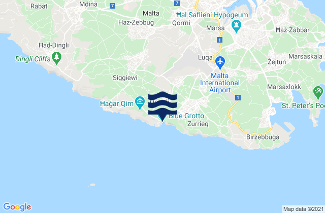 Mapa de mareas Il-Qrendi, Malta