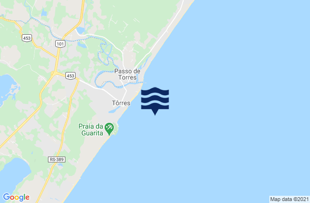 Mapa de mareas Ilha dos Lobos, Brazil