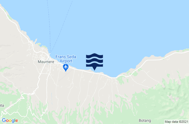 Mapa de mareas Ili, Indonesia