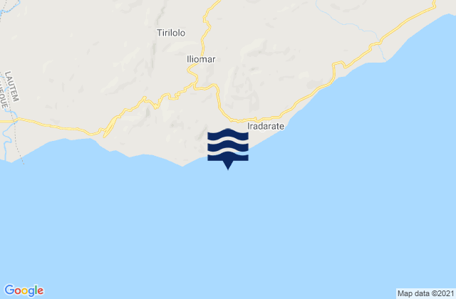 Mapa de mareas Iliomar, Timor Leste