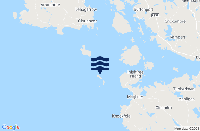 Mapa de mareas Illancrone, Ireland