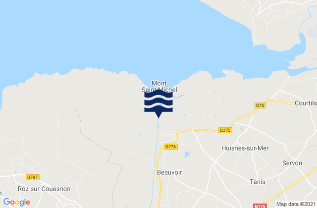 Mapa de mareas Ille-et-Vilaine, France