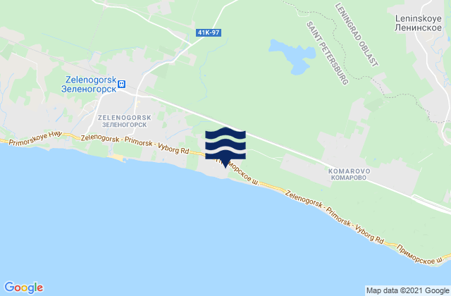 Mapa de mareas Il’ichëvo, Russia