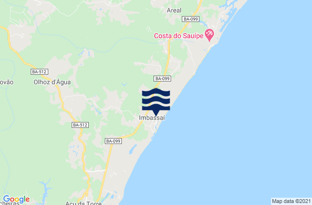 Mapa de mareas Imbacai, Brazil
