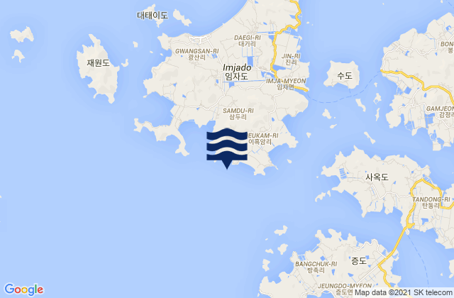 Mapa de mareas Imja-do, South Korea