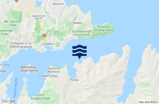 Mapa de mareas Inainatu/Pile Bay, New Zealand