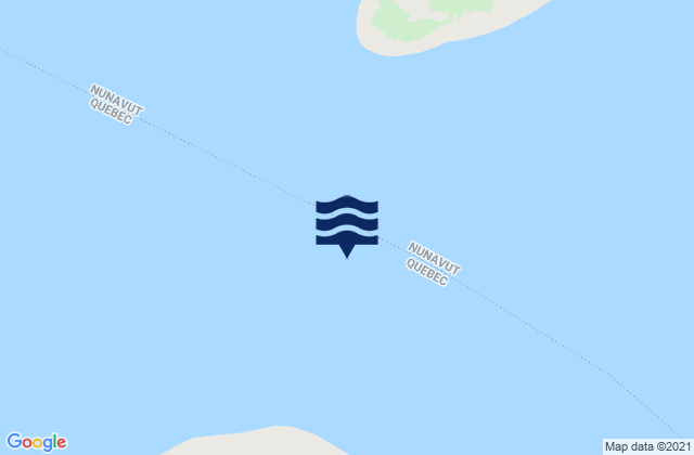 Mapa de mareas Inenew Passage, Canada