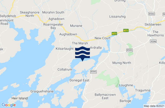 Mapa de mareas Inishbeg, Ireland