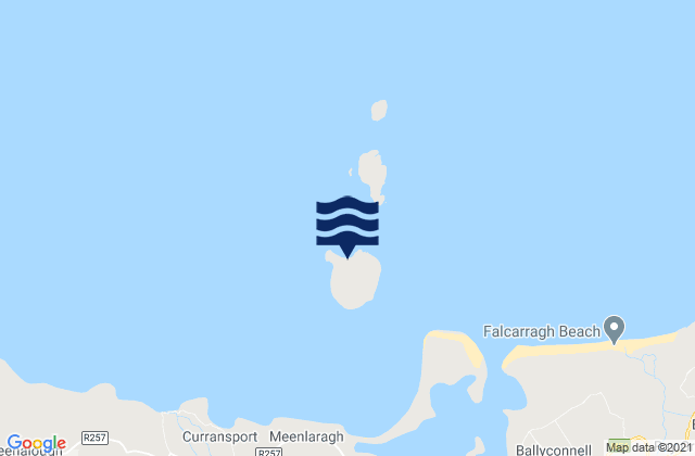 Mapa de mareas Inishbofin, Ireland