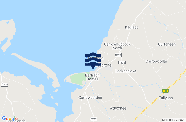 Mapa de mareas Inishcrone, Ireland