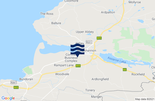Mapa de mareas Inishmean, Ireland