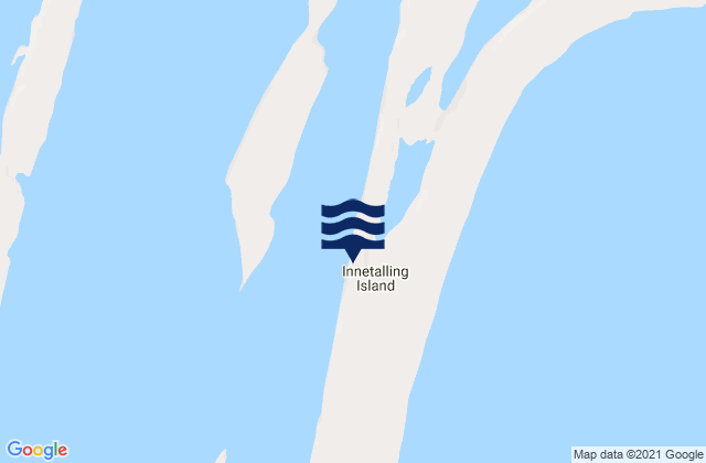 Mapa de mareas Innetalling Island, Canada