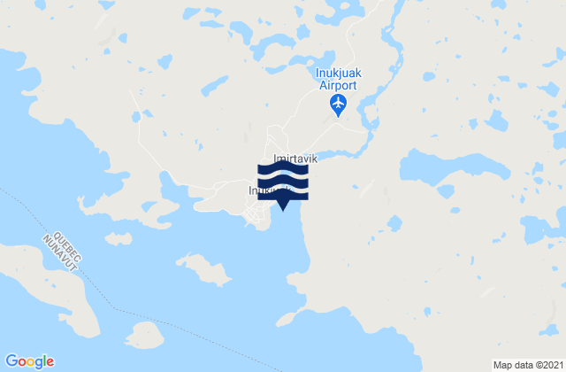 Mapa de mareas Inukjuak, Canada