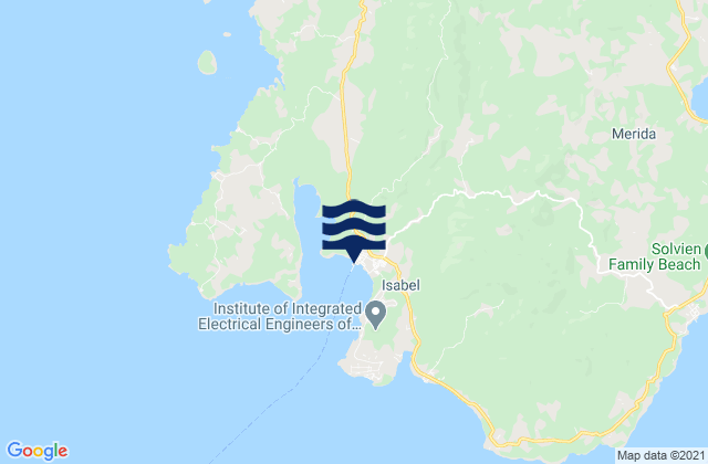 Mapa de mareas Isabel, Philippines
