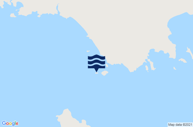 Mapa de mareas Isla Blanca, Argentina