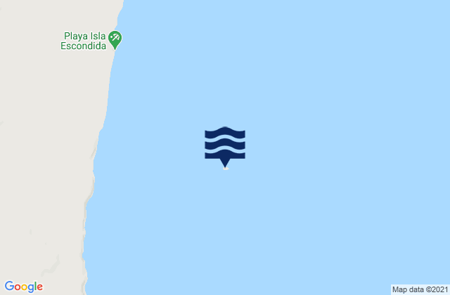 Mapa de mareas Isla Escondida, Argentina