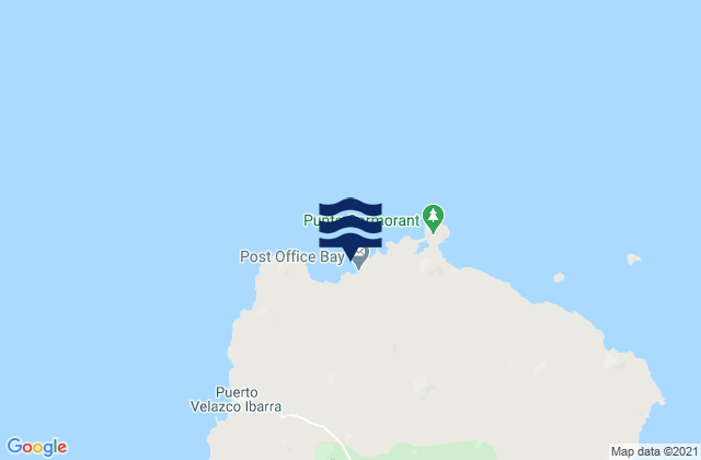 Mapa de mareas Isla Santa Maria, Ecuador