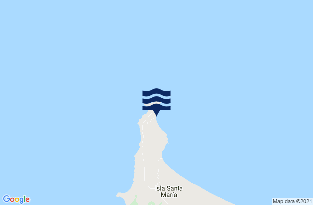 Mapa de mareas Isla Santa Maria, Chile