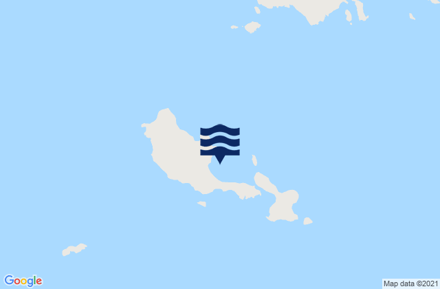 Mapa de mareas Isla Tova, Argentina