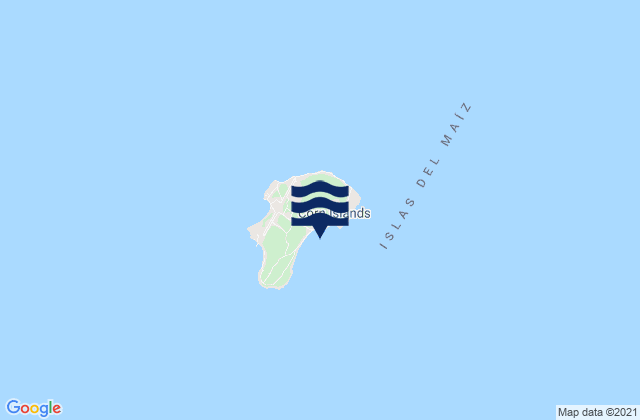 Mapa de mareas Isla del Maiz Grande, Nicaragua