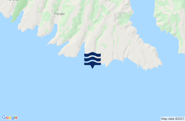 Mapa de mareas Island Bay, New Zealand