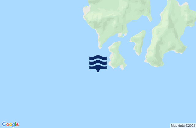 Mapa de mareas Islas Week, Chile