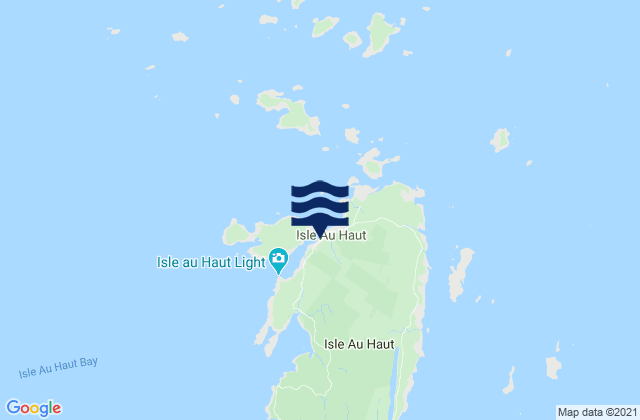 Mapa de mareas Isle Au Haut, United States