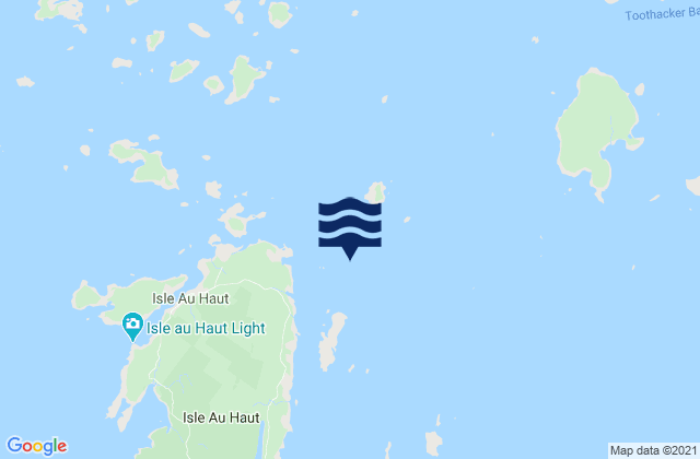 Mapa de mareas Isle au Haut 0.8 mile E of Richs Pt, United States