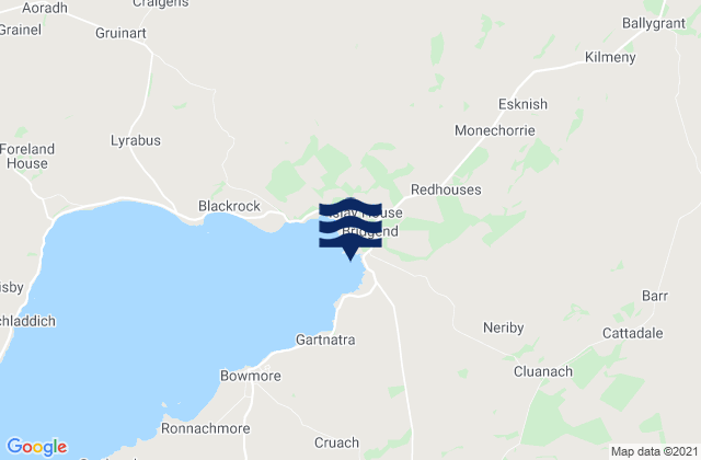 Mapa de mareas Isle of Islay, United Kingdom