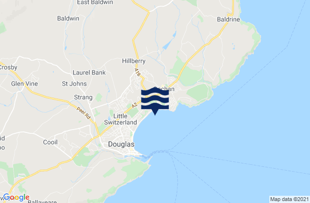Mapa de mareas Isle of Man, Isle of Man