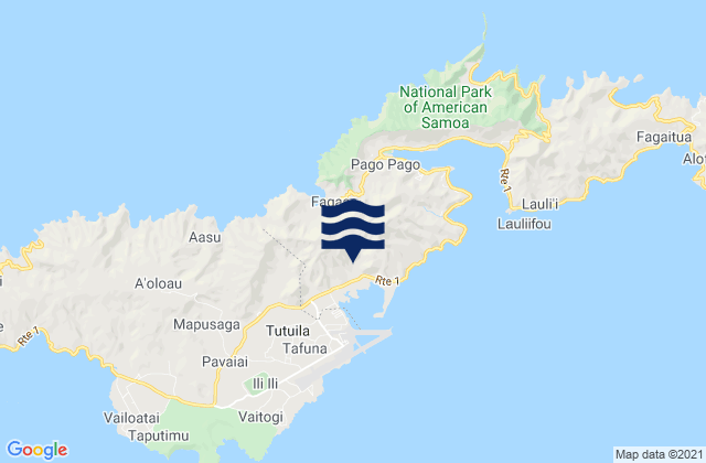 Mapa de mareas Itu‘aū County, American Samoa