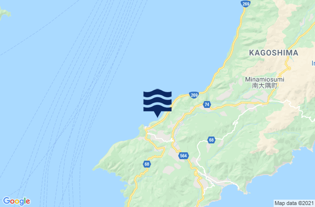 Mapa de mareas Izasiki, Japan